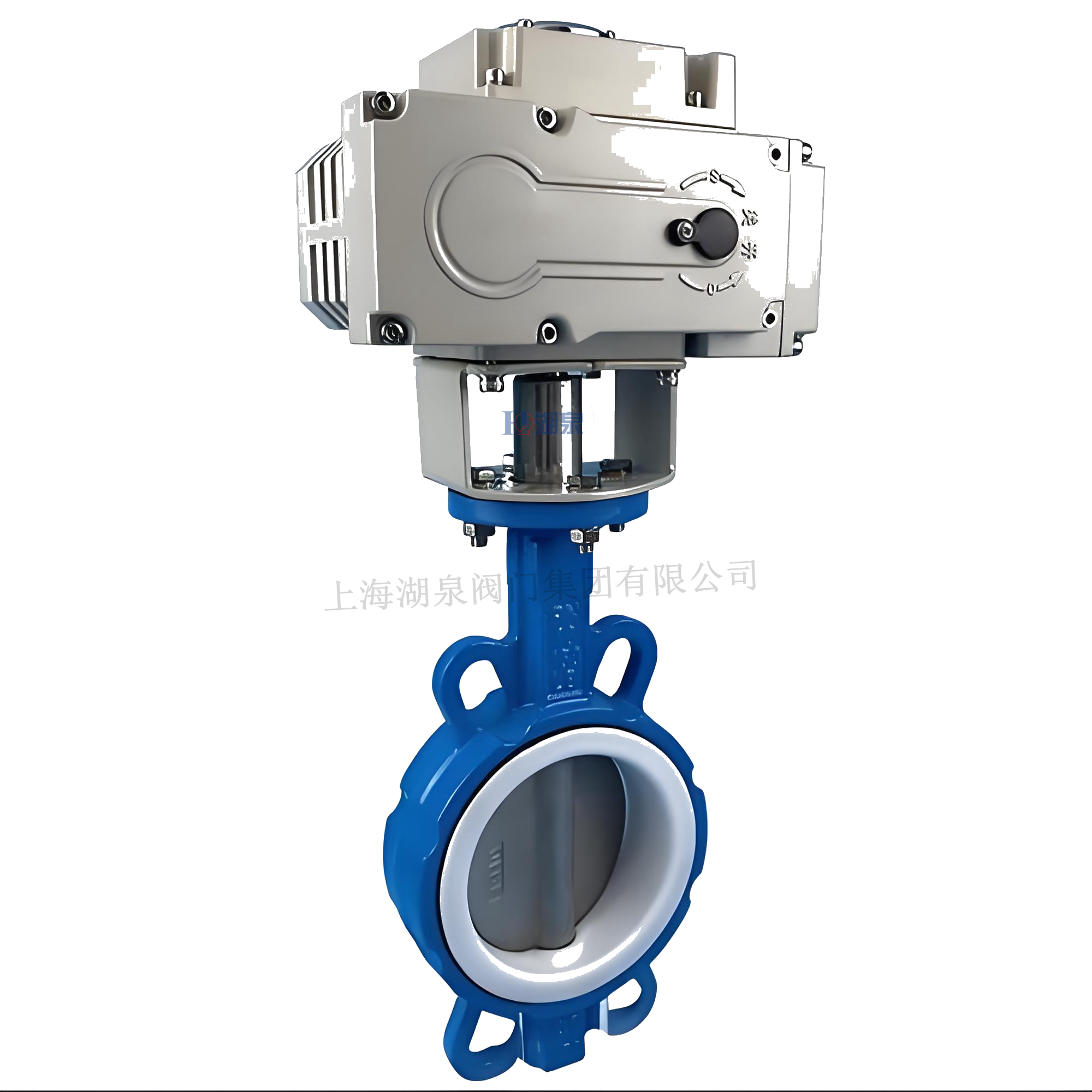 D971F46-16Q/DN200全襯四氟對(duì)夾蝶閥