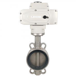 對(duì)夾式電動(dòng)蝶閥D971X-16P DN80電動(dòng)閥門裝置